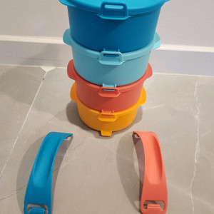 타파웨어 4단 도시락 새상품 이미지