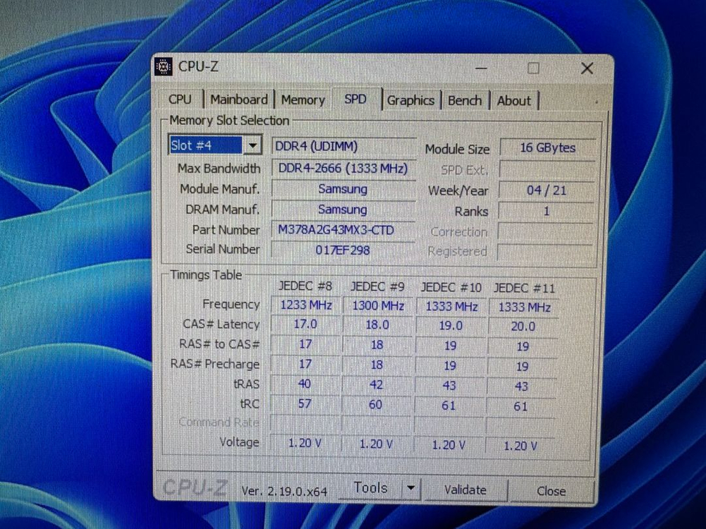 삼성 DDR4 2666 16GB 메모리 4개 21년04주차 이미지