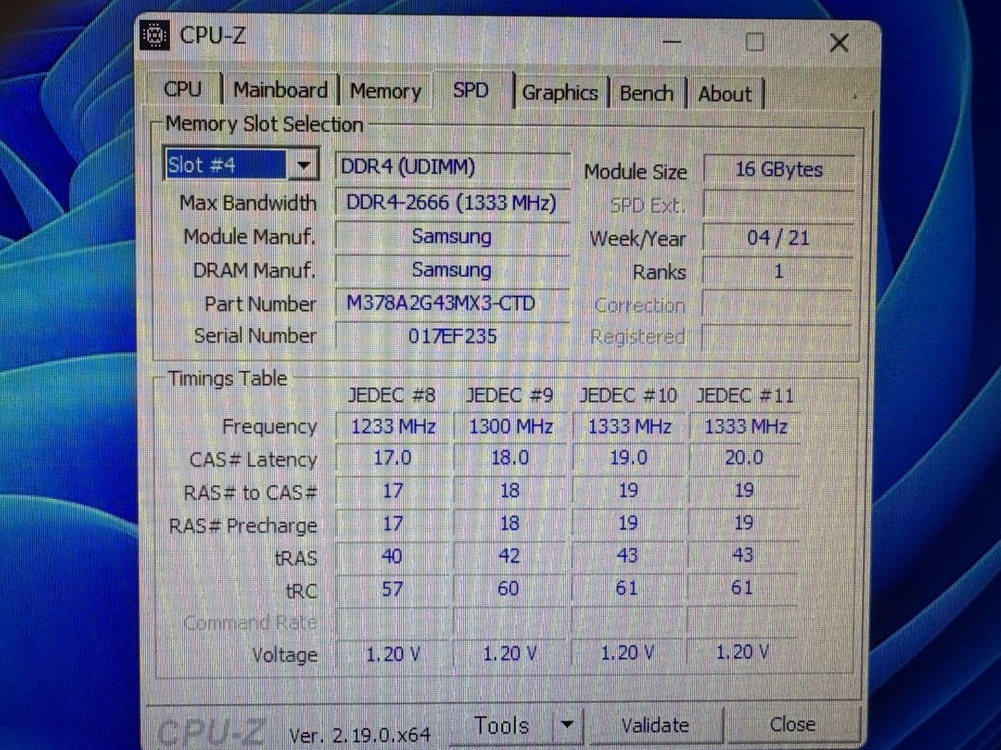 삼성 DDR4 2666 16GB 메모리 4개 21년04주차 이미지