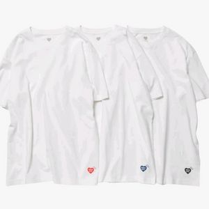 휴먼 메이드 기본 반팔티셔츠 화이트 3팩 M, L, XL 이미지