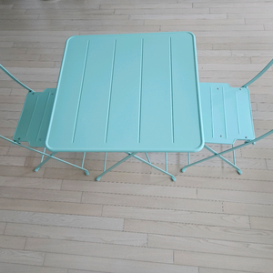 이케아 순쇠 접이식 테이블 의자 세트 이미지