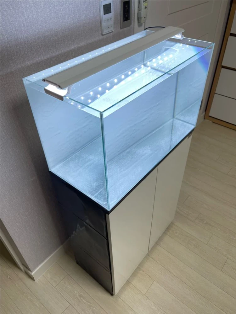(경기 북부) NAS 2자 슬림 올디아망 60X30X36 6T 수조 축양장 세트 어항 받침대 판매 (개별 가능) 이미지