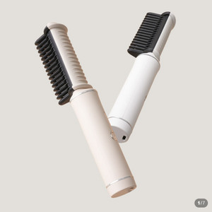 오브룸 무선 빗 고데기 미니 뿌리 볼륨 앞머리 뽕 휴대용 매직기 화이트 미개봉 새상품 판매합니다. 이미지
