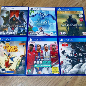 PS4 PS5 플스4 플스5 위닝2021 잇테이크투 다크소울 등 게임 타이틀 여러개 판매합니다 이미지