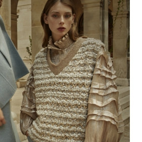 랑방컬렉션 글리터 니트 베스트 66사이즈 정품 이미지