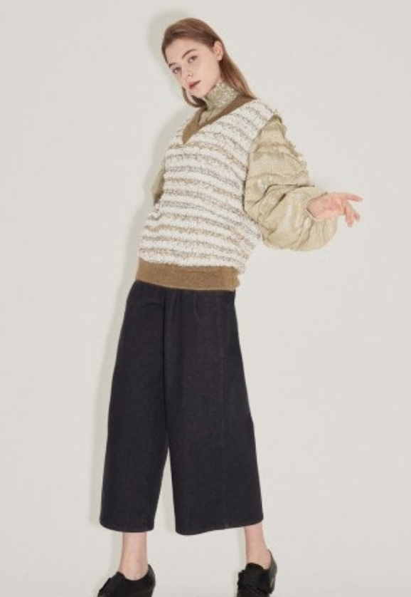 랑방컬렉션 글리터 니트 베스트 66사이즈 정품 이미지