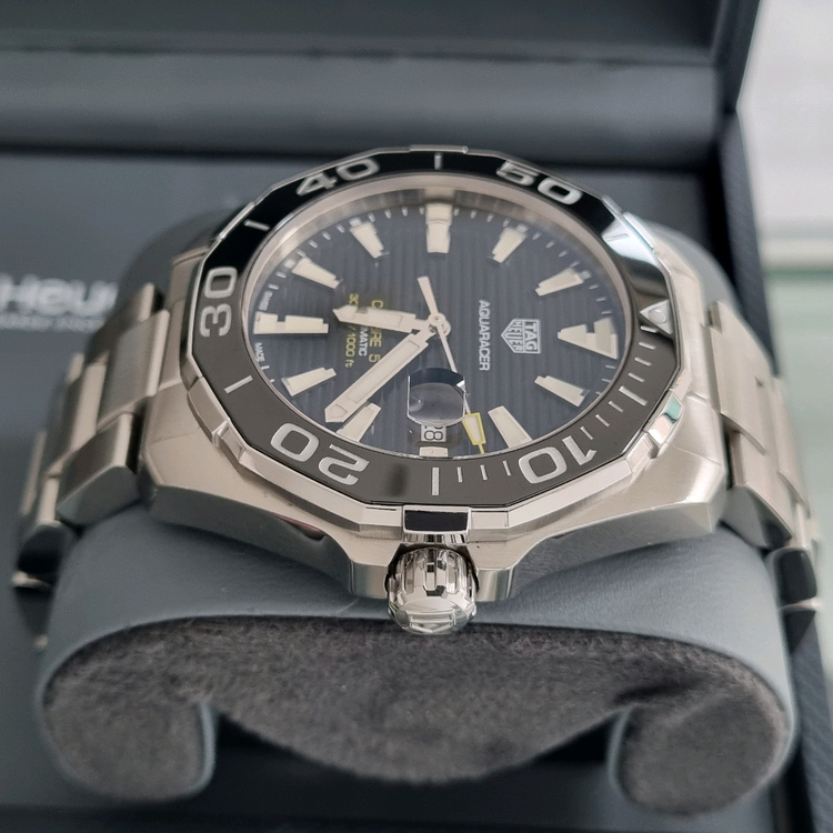 태그호이어 아쿠아레이서 구형 오토 검판 43mm WAY201A(2020년식) 이미지