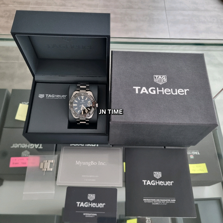 태그호이어 아쿠아레이서 구형 오토 검판 43mm WAY201A(2020년식) 이미지