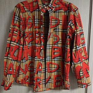 [XXL]버버리 그래피티 셔츠 레드 이미지