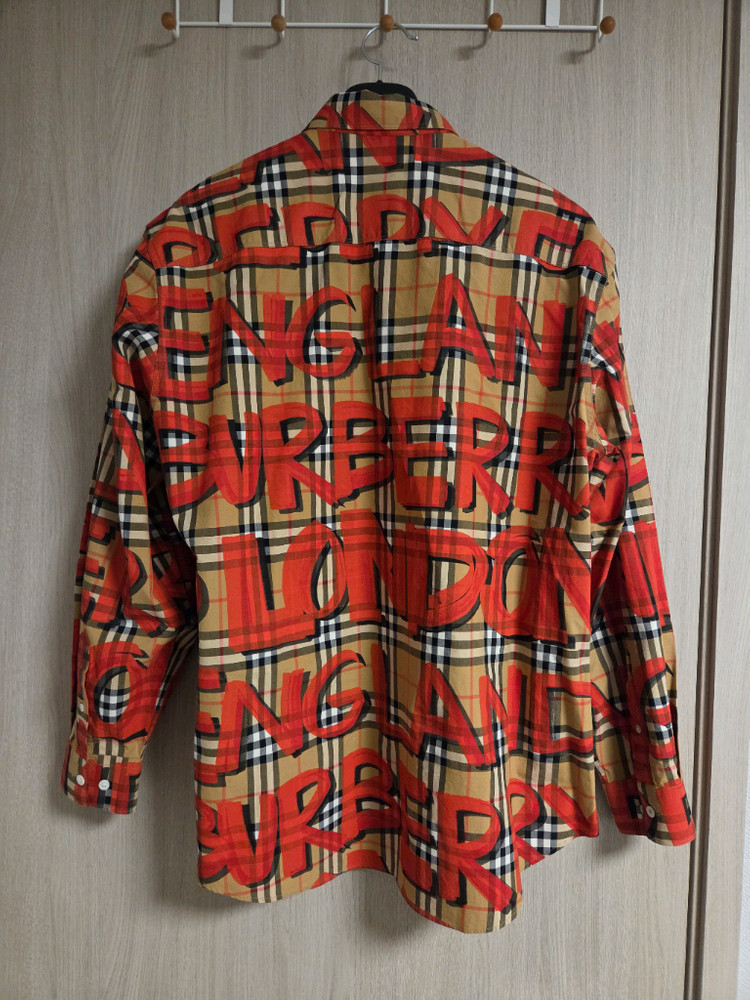 [XXL]버버리 그래피티 셔츠 레드 이미지