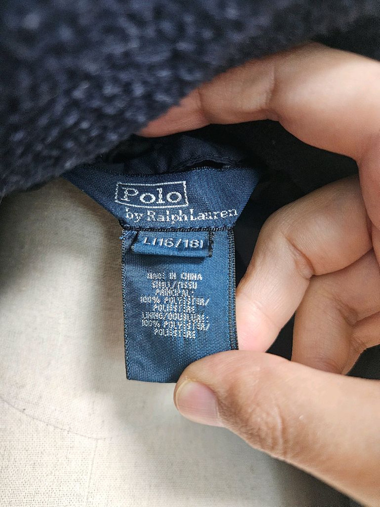 (거의 새거)폴로 랄프로렌 보이즈 퀼팅 패딩 점퍼 (네이비/L) 이미지