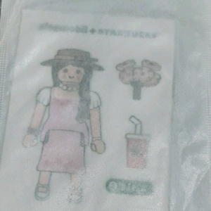 무료배송 스타벅스 플레이모빌 벨라 스티커 미개봉 이미지