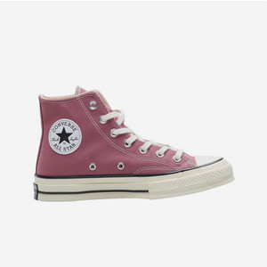 컨버스 척 70 빈티지 캔버스 하이 스니커즈 신발 핑크 아우라 240mm 이미지