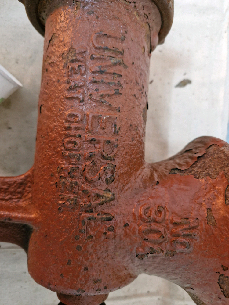 빈티지 유럽 무쇠 그라인더 입니다 이미지