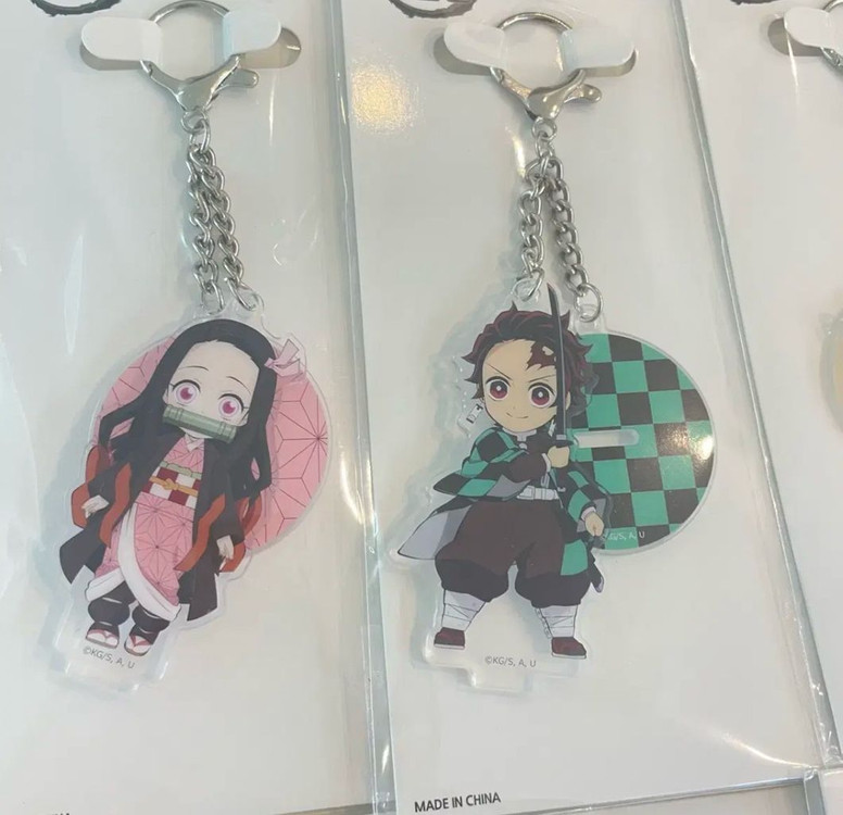 새상품) 귀멸의칼날 아크릴 키링 탄지로 네즈코 젠이츠 시노부 이노스케 이미지