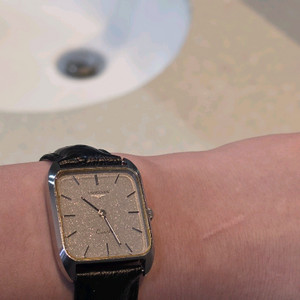 론진 빈티지 탱크 사각시계 이미지