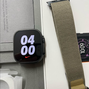 애플워치 울트라3 블랙 티타늄 49mm 신품급 이미지