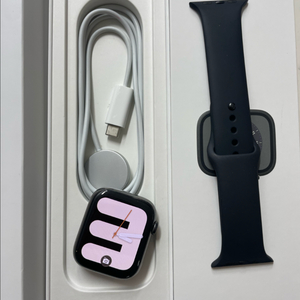 애플워치8스테인리스 45mm S급 풀구성 이미지