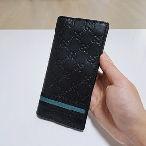 [100%/정품] 구찌 시마 레더 삼선 장지갑, 구찌지갑,구찌장지갑 이미지