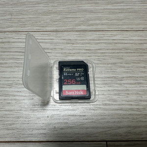 샌디스크 익스트림프로 256GB SD메모리카드 판매합니다 이미지