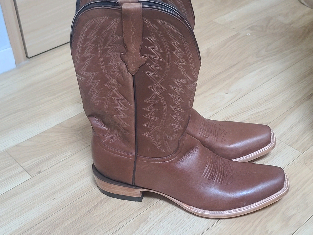 Resistol 정품 갈색 카우보이 부츠 285mm~290mm 남여공용 이미지