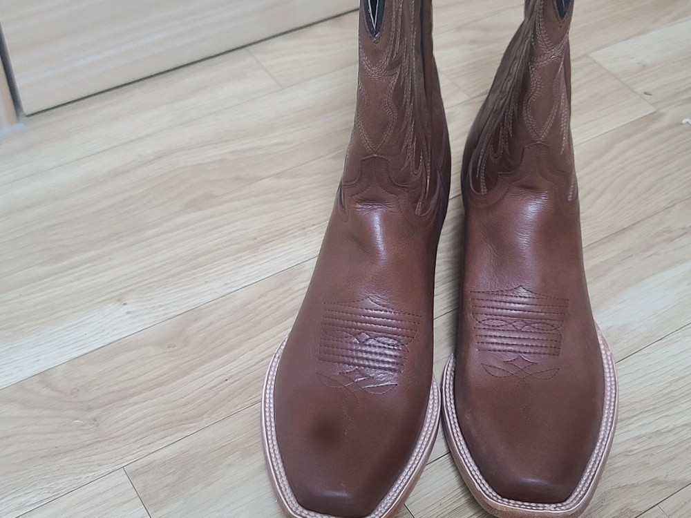 Resistol 정품 갈색 카우보이 부츠 285mm~290mm 남여공용 이미지