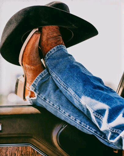 Resistol 정품 갈색 카우보이 부츠 285mm~290mm 남여공용 이미지