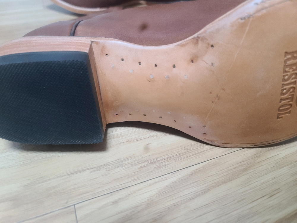 Resistol 정품 갈색 카우보이 부츠 285mm~290mm 남여공용 이미지