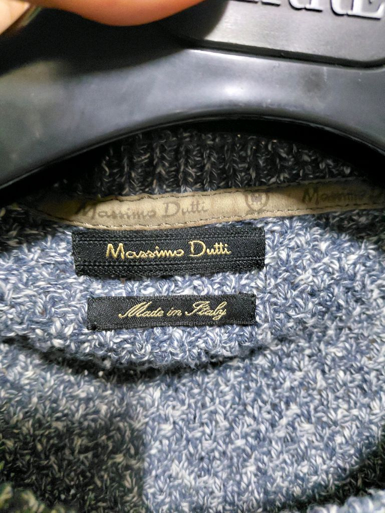 [마시모두띠]코튼 케이블 라운드넥 니트 스웨터 M(95)사이즈 이미지