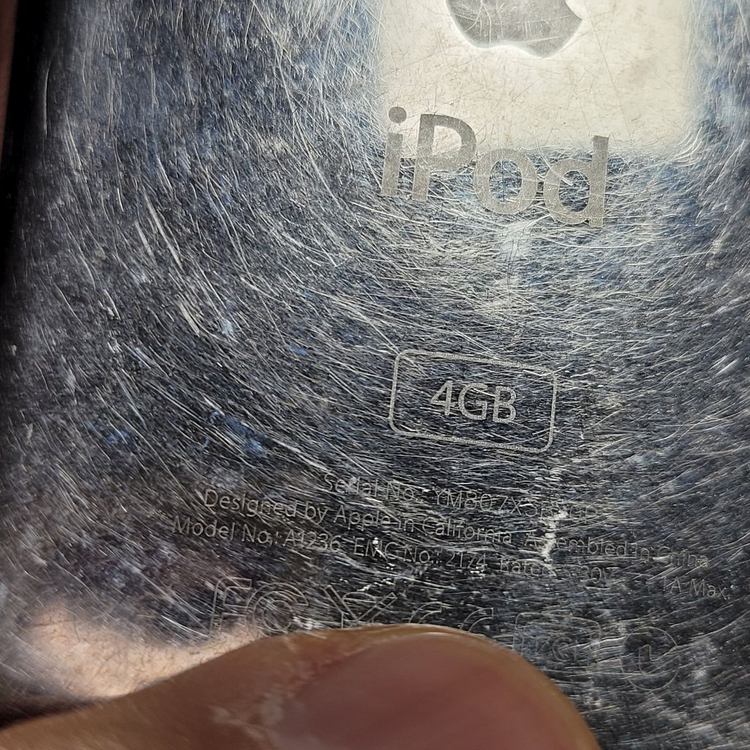 애플 아이팟 나노 3세대 A1236 4기가 부품용 이미지