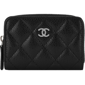 샤넬 클래식 지갑 지퍼돌이 은장 새상품 이미지