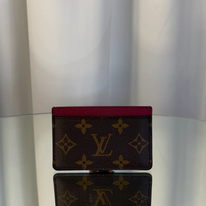 루이비통 모노그램 푸시아 카드지갑 이미지