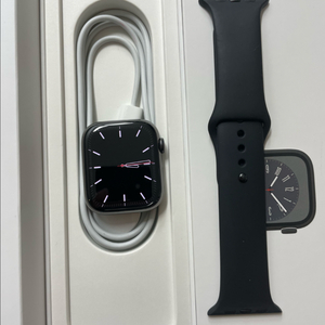 애플워치8스테인리스 45mm S급 셀룰러 이미지