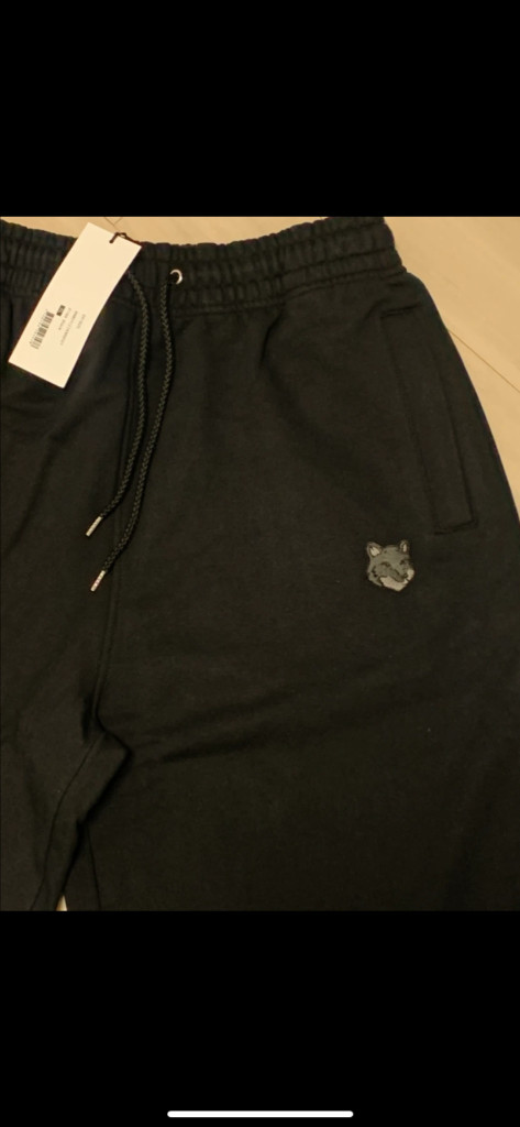 메종 메종키츠네 그레이폭스 반바지 블랙 XL(32-34추천) 새상품 이미지