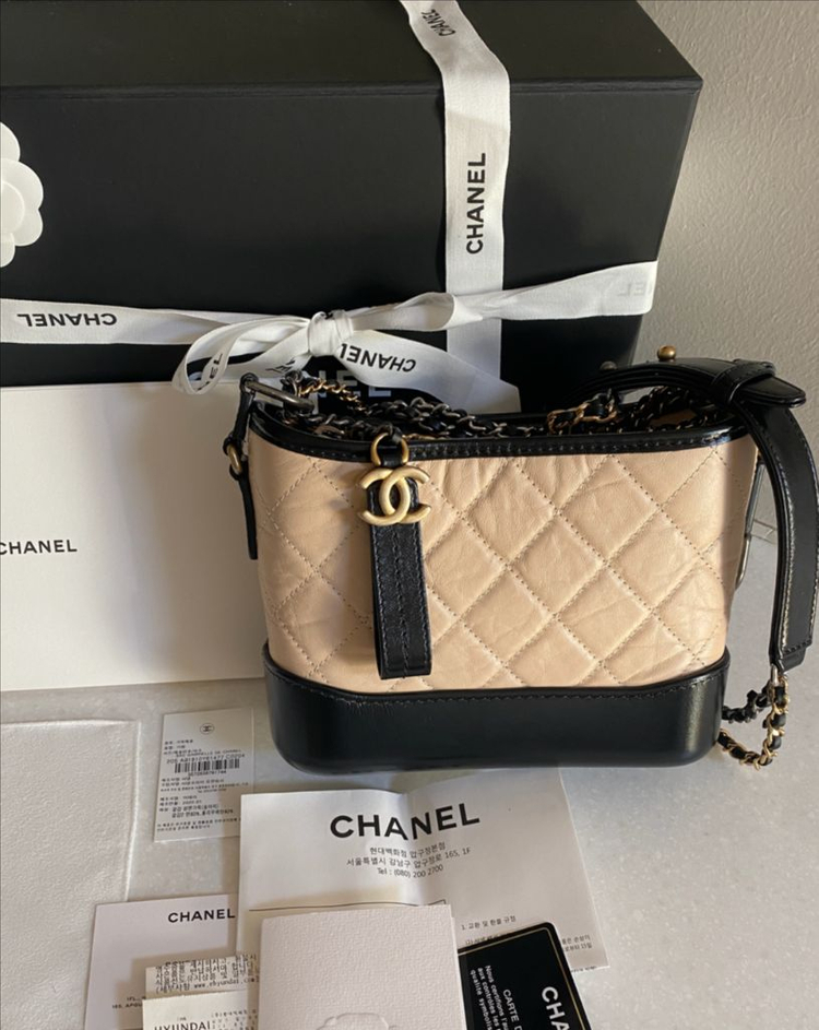샤넬 가브리엘 호보백 베이지 스몰 백화점구매풀세트 이미지