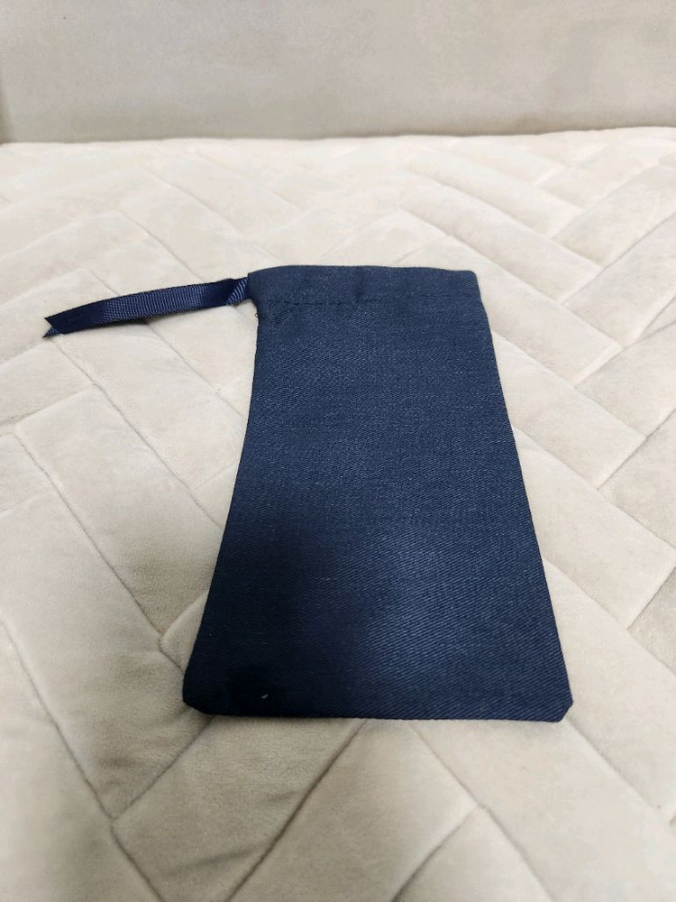 [상태A] 디올 네이비 데님 파우치 소형 (가로9cm/세로18cm) 이미지