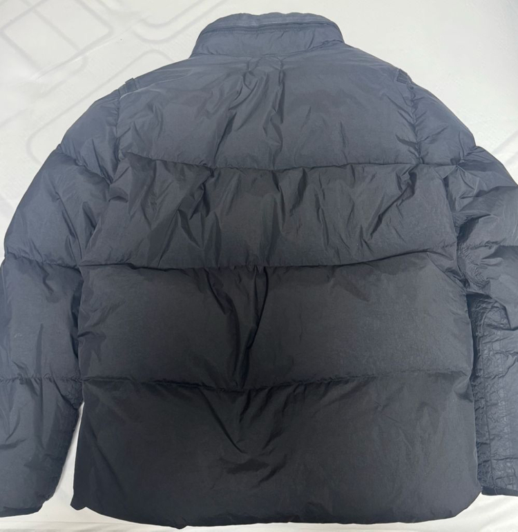 [L]22FW 백화점판 스톤아일랜드 크링클랩스 블랙 논후드 패딩 이미지