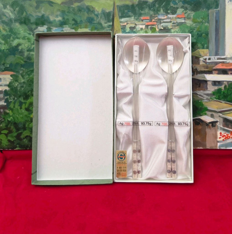 *은수저 Ag700 세트 2벌가격(93.75g) 25돈 이미지