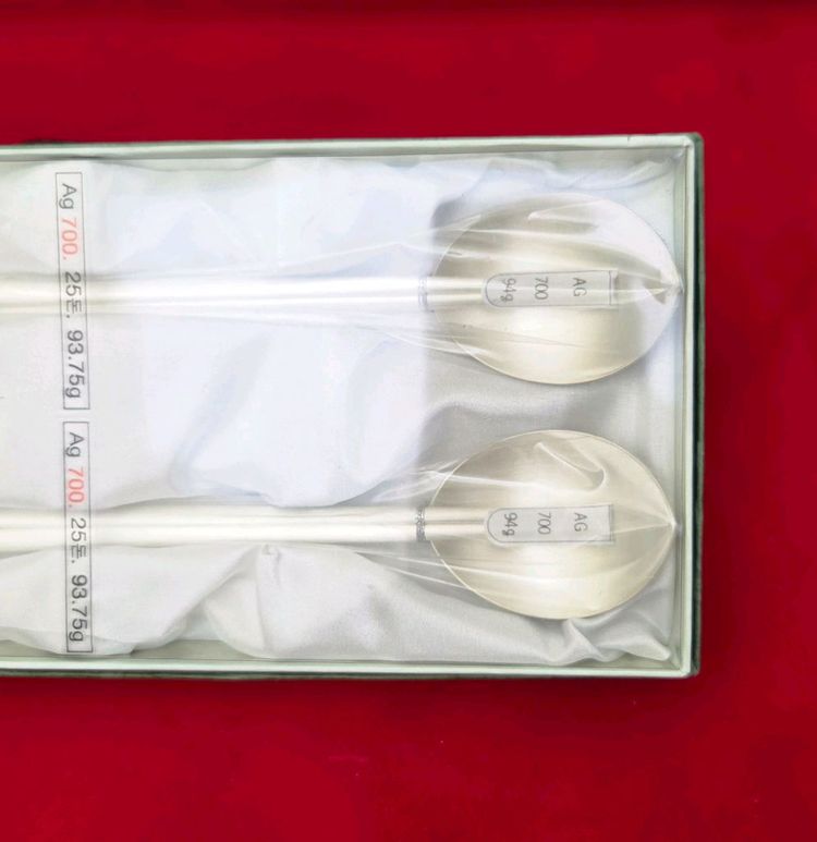 *은수저 Ag700 세트 2벌가격(93.75g) 25돈 이미지