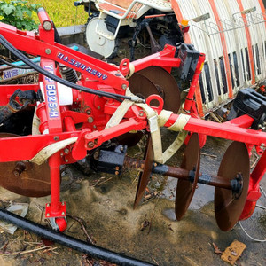 트랙터용 8련 원판쟁기 이미지