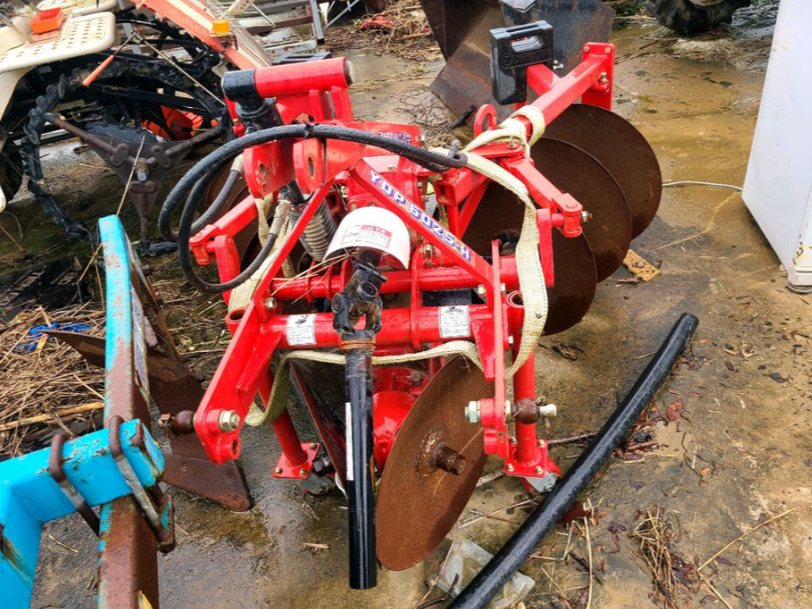 트랙터용 8련 원판쟁기 이미지