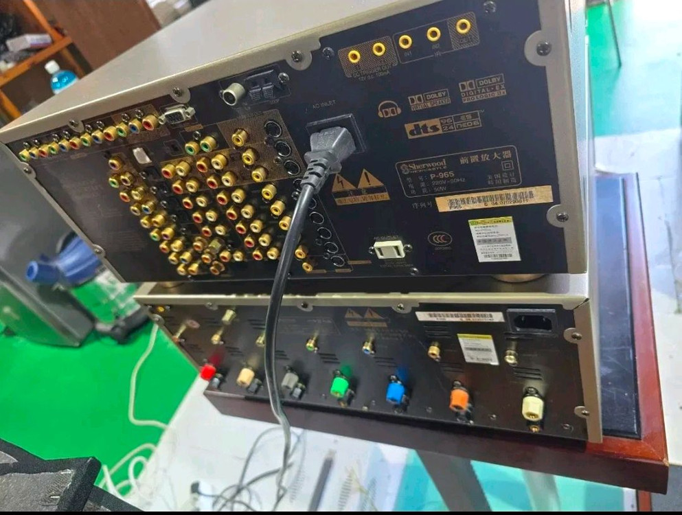 Sherwood 뉴캐슬 A-965/P-965 7채널 파워 프리 앰프 민트급 이미지