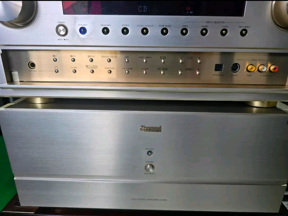 Sherwood 뉴캐슬 A-965/P-965 7채널 파워 프리 앰프 민트급 이미지
