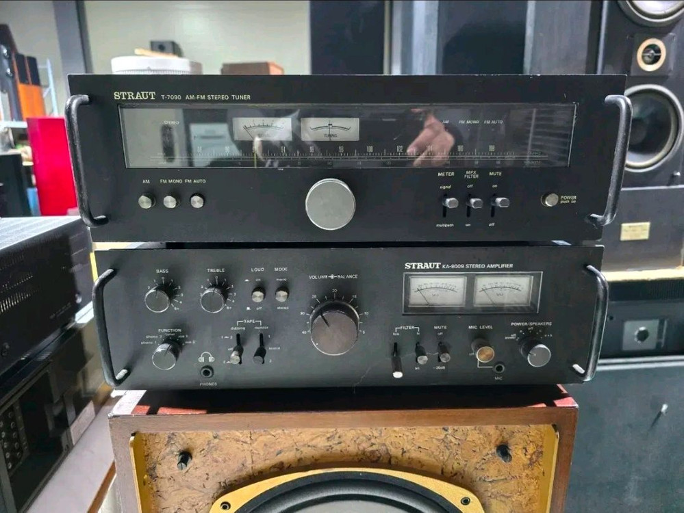 Straut(스트라우트)ka-9000 인티앰프 T7090 튜너 이미지