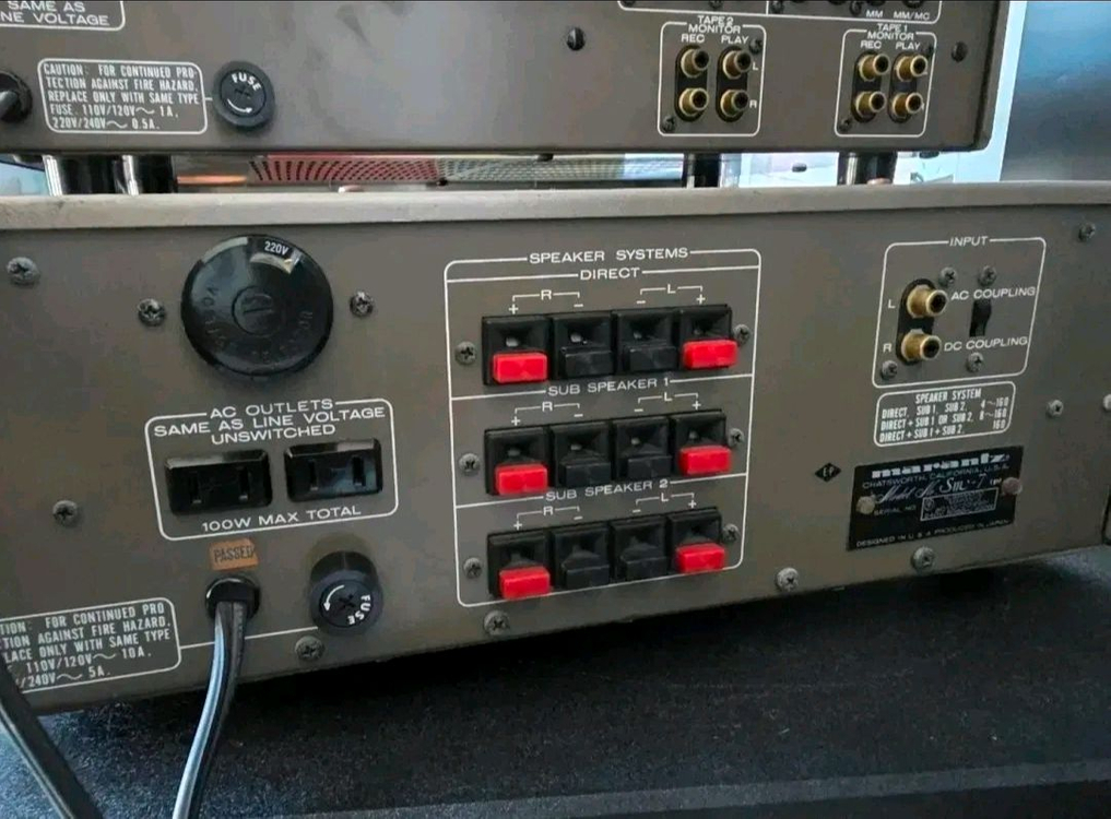MARANTZ (마란츠) SM-7 SC-7 프리/파워 앰프 A+ 이미지