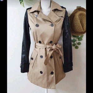 무스너클 소가죽 트렌치코트 팝니다 이미지