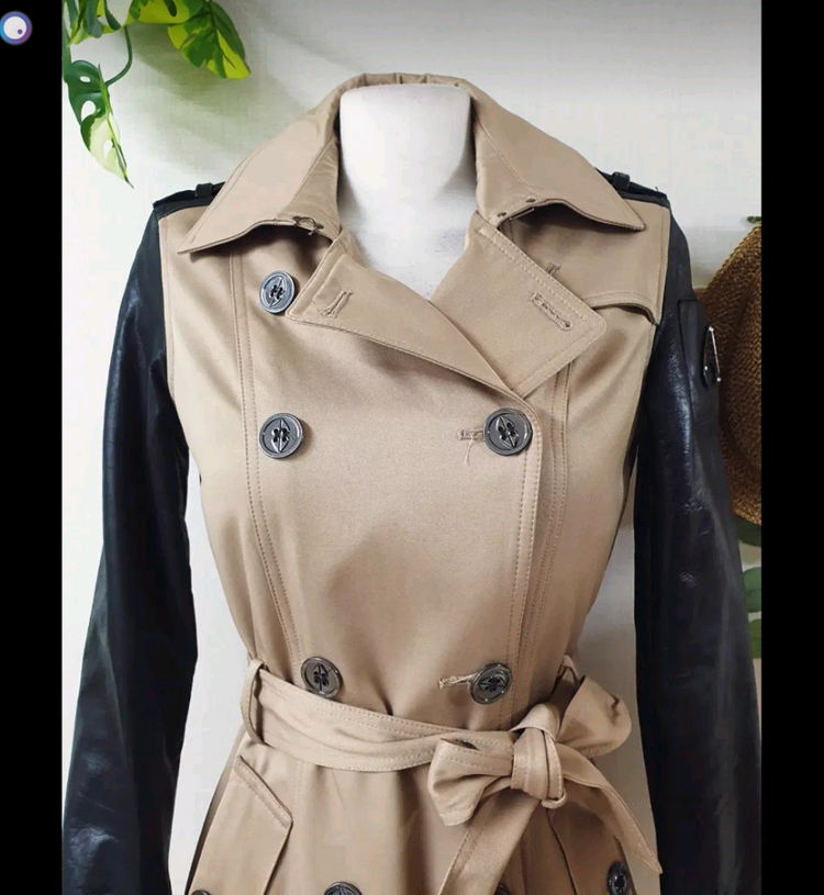 무스너클 소가죽 트렌치코트 팝니다 이미지