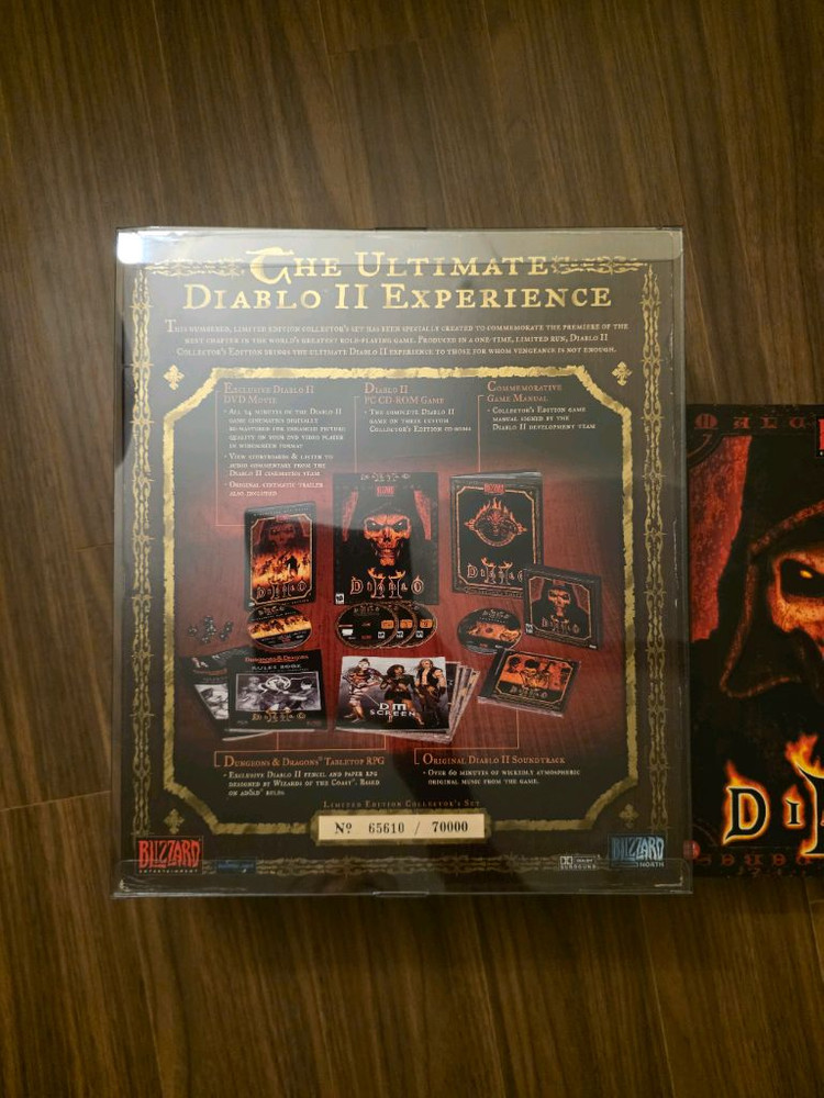(미개봉) 디아블로2 소장판 패키지(collectors edition) 이미지