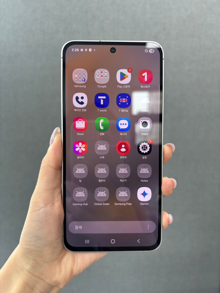 삼성 갤럭시 S24FE 256gb 실버／ 중고폰업무폰저가폰세컨폰공기계게임폰효도폰게임폰알뜰폰 이미지