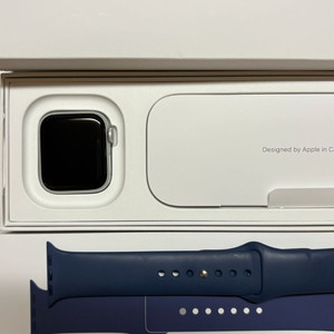 애플워치 se2 40mm 실버 알루미늄케이스 풀박스 기스X 이미지